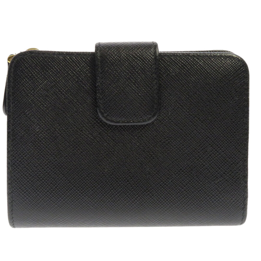 Prada fold Bi Leather Wallet Motif